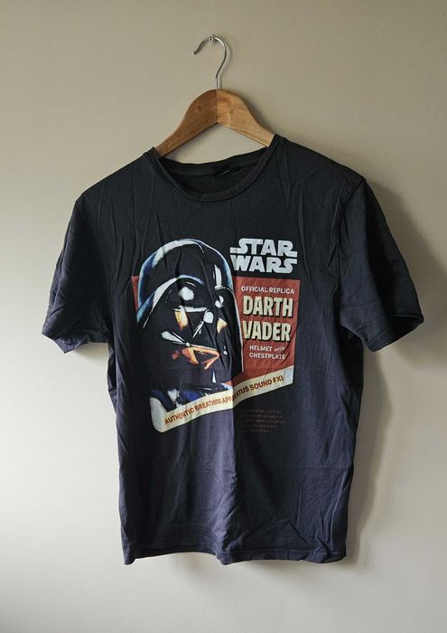 T-shirt męski L Star Wars Darth Vader czarny