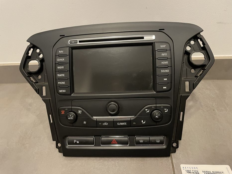 Radio nx navi bluetooth kolorowa ford mondeo mk4 s-max kod