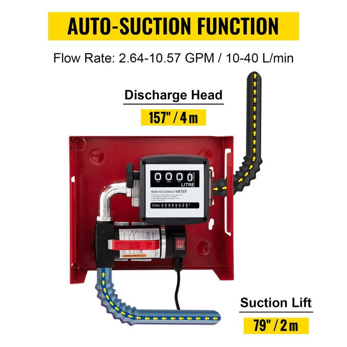 Bomba de combustível 40L 220V 155W 2800RPM