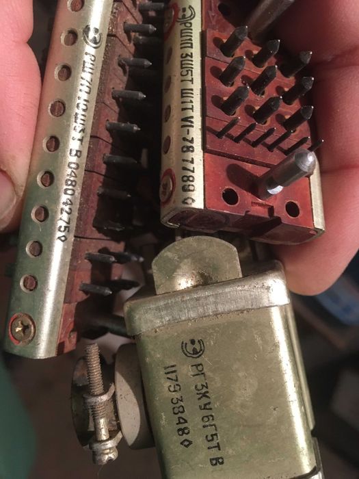 разъемы и кабели от советских приборов б.у. недорого