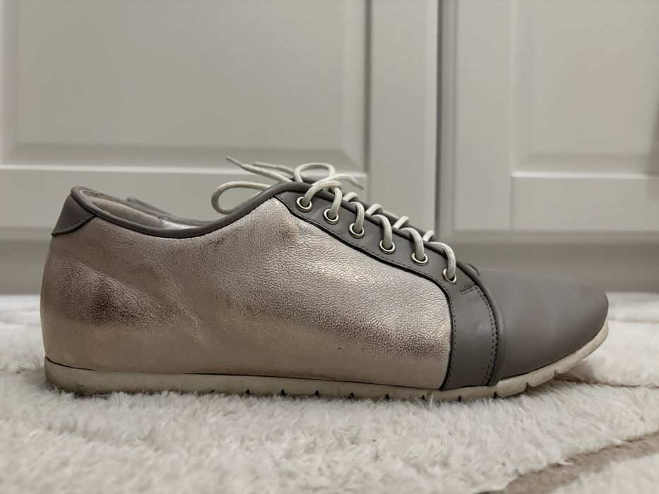 Skórzane półbuty, czółenka, sneakersy NoeVision, stan bdb, r. 36