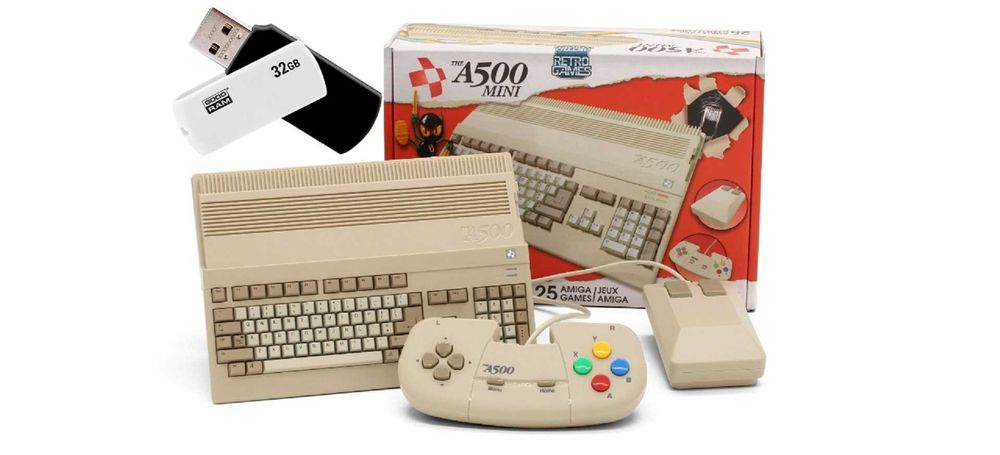 AMIGA A500 mini PenDrive 32GB WHDload RETRO Gry
