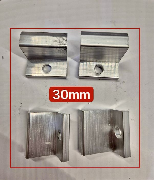 Торцевий крайовий прижим для панелі 30/35 мм для кріплення панелей