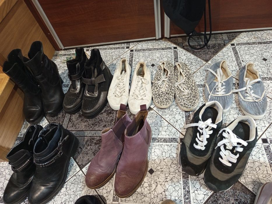 zestaw  butów 10 par 130zl buty rozmiar 38