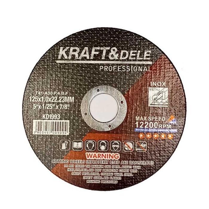 TARCZA do CIĘCIA METALU 125 x 1,0 x 22,23 mm 1 szt,  KD1993