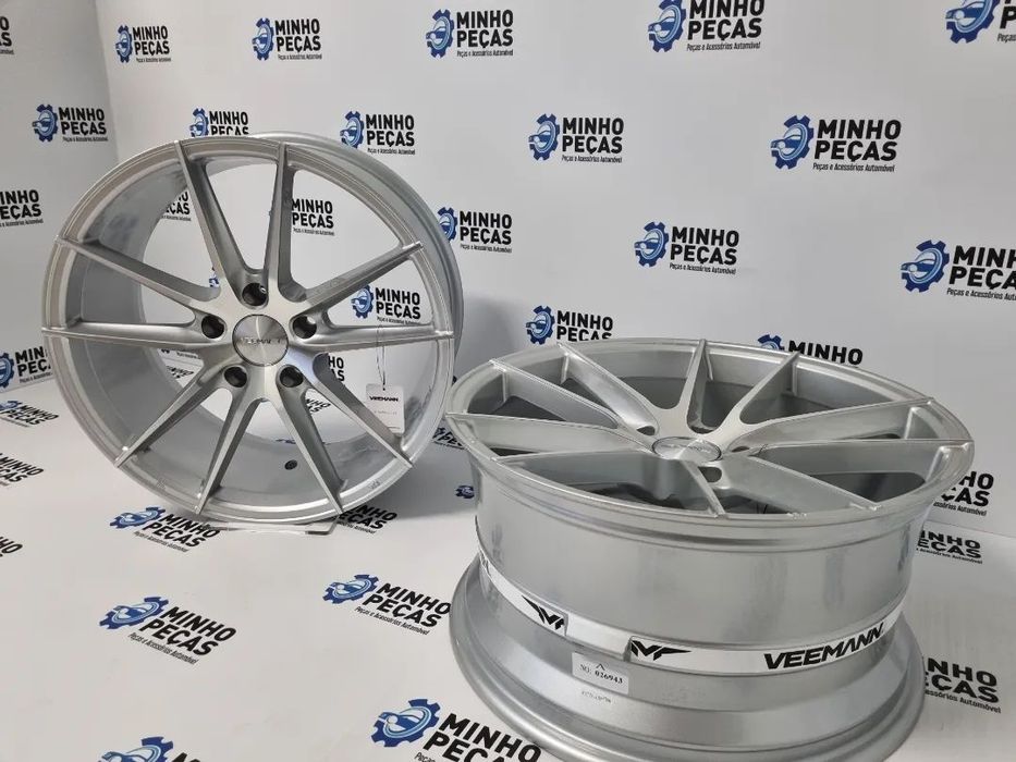 Jantes Veemann (V-FS25) em 18 Silver Machined (5x120)