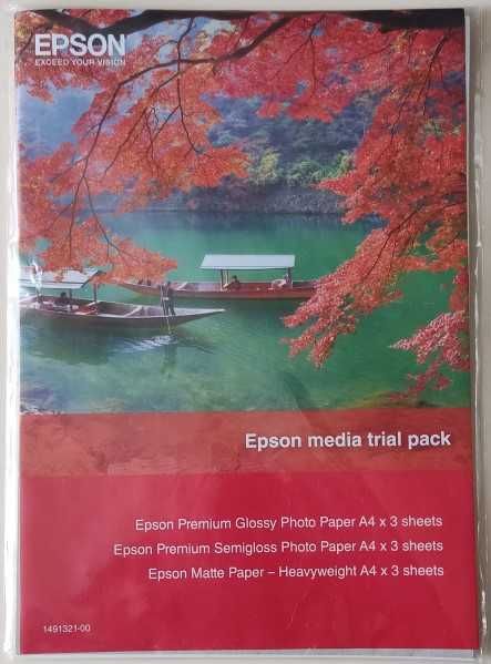 Фото бумага для струйной печати разного типа и формата