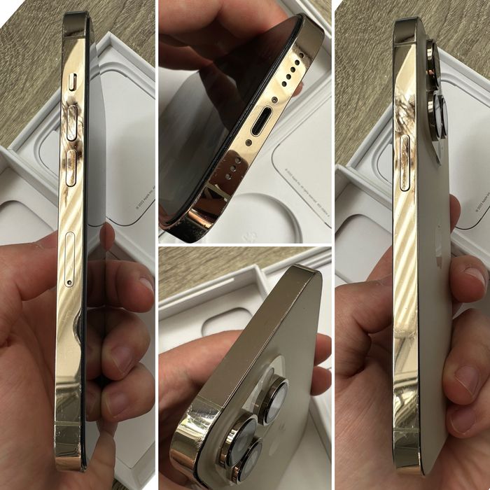 100% акб iPhone 14 Pro на 128 gb Neverlock Apple Айфон про gold