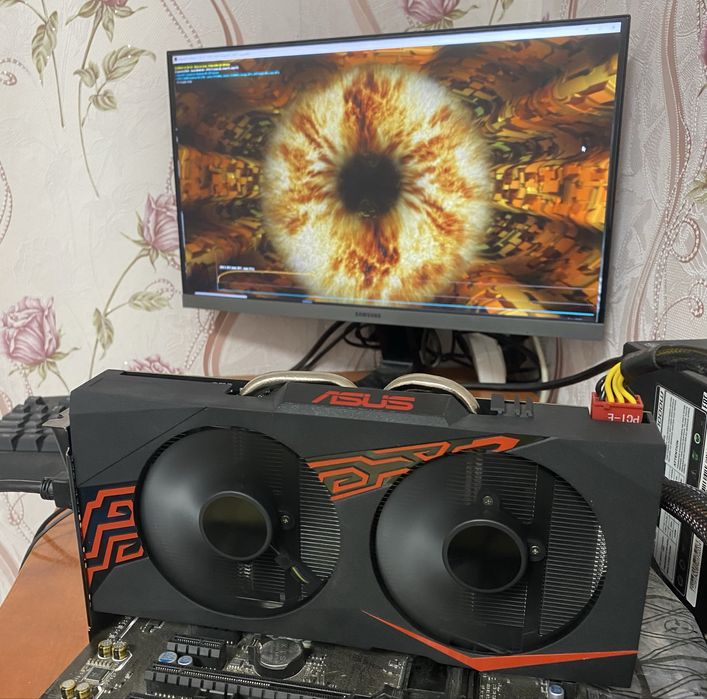 Відеокарта Asus 570 Strix EX 4gb гарний стан!