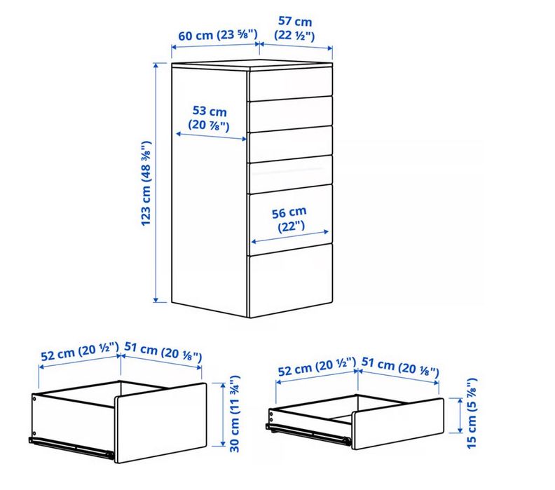Smastad / Platsa - cómoda IKEA