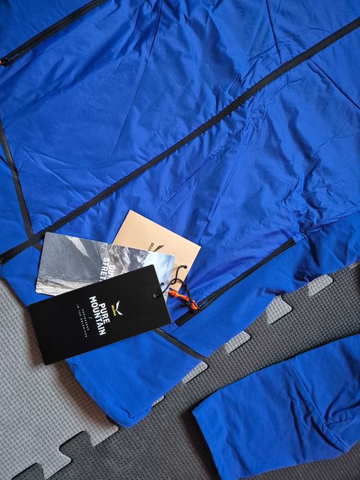 Nowa hybrydowa kurtka skiturowa turystyczna górska softshell Salewa M