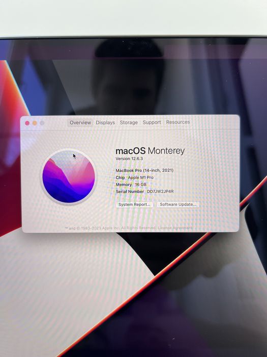 990$ MacBook Pro 14 2021 MKGP3 M1 Pro / 16 GB / 512GB SSD