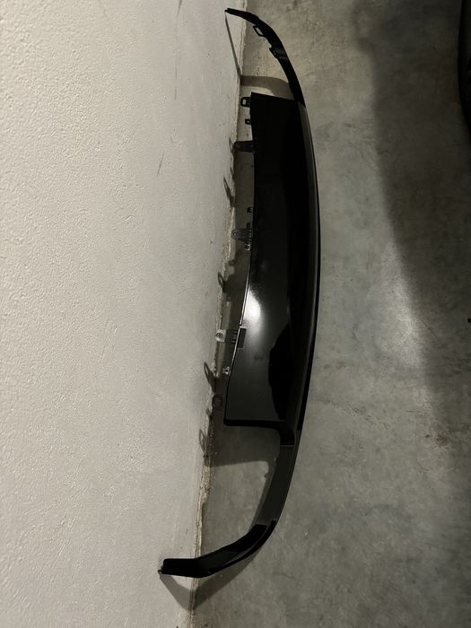 Дифузор, губа заднього бампера S-Line audi a6 c7 рестайл 2015-2018