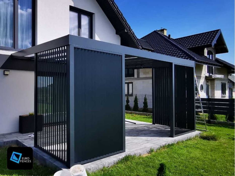 Nowoczesna aluminiowa pergola ogrodowa - Polski producent Euro Fences