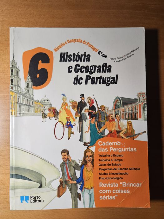 manual escolar "História e Geografia de Portugal" para o 6.º ano