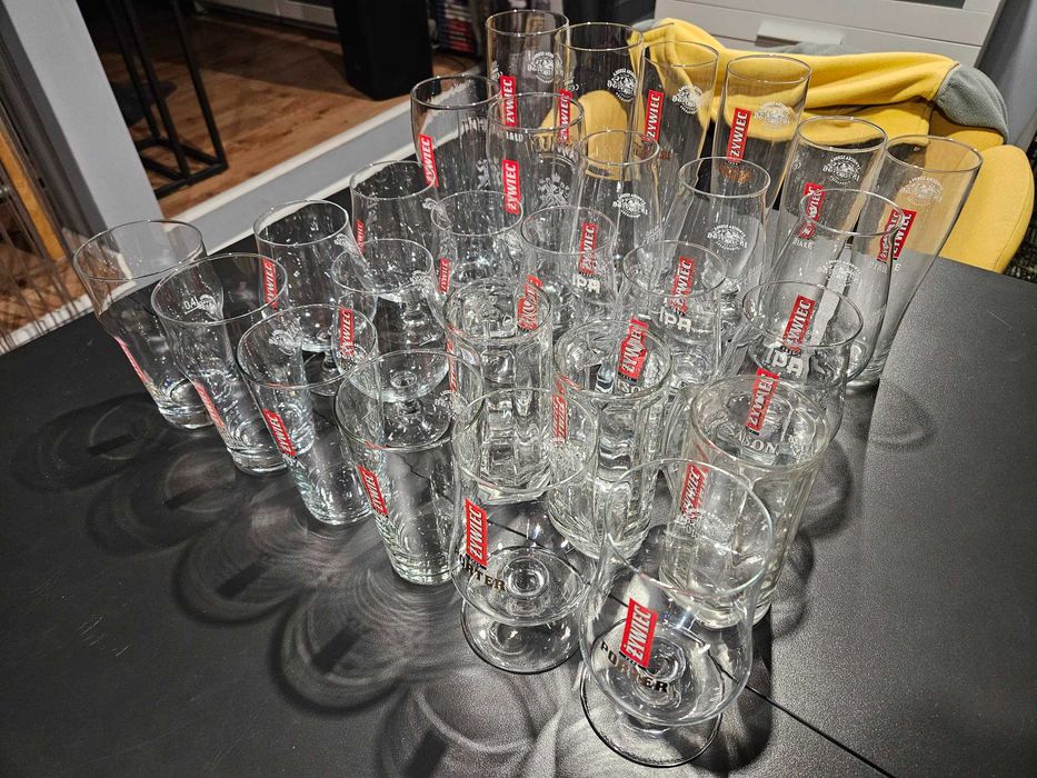 Szklanki żywiec mega zestaw konesera