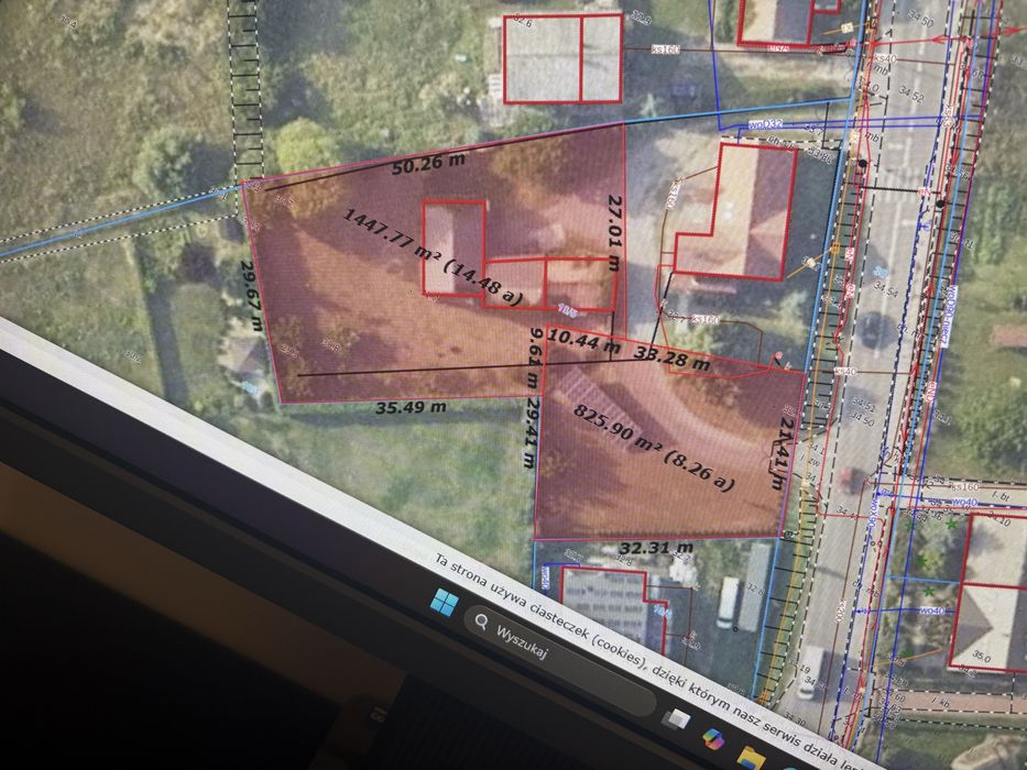 Działka budowlano-inwestycyjna 2300 m² + magazyn i warsztat – Bydgoszcz
