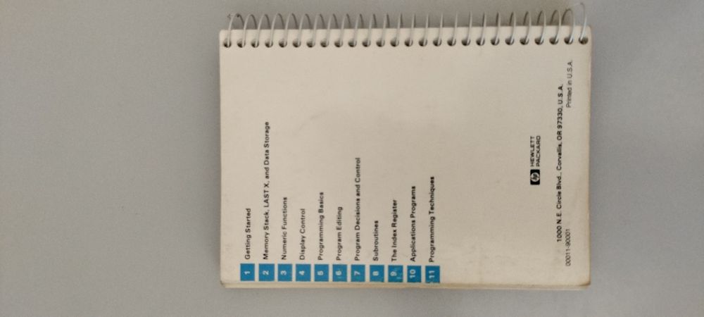 Hp-11C Manual para Calculadora
