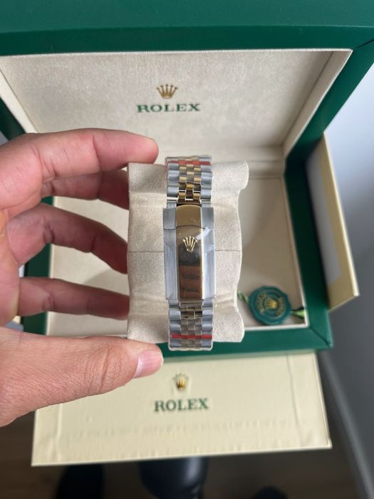Rolex Datejust Preto e dourado 41mm