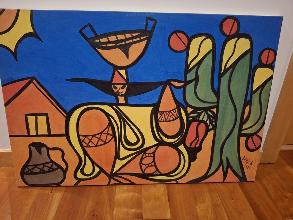 Quadro colorido  92cm×61cm