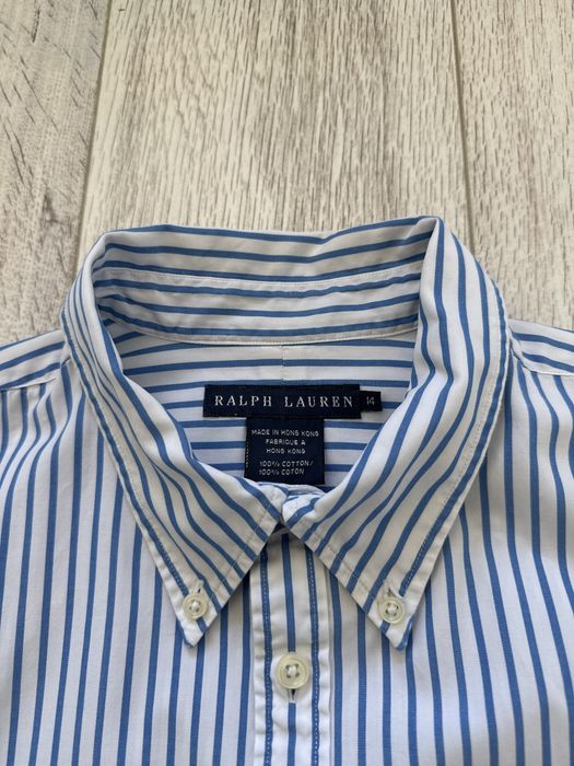 Ralph Lauren women’s shirt cotton striped logo casual