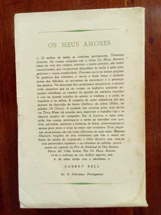 Trindade Coelho - Os meus amores, contos e baladas