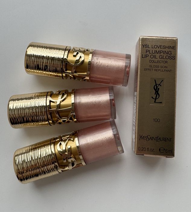 Блиск олія для губ YSL лімітовані відтінки
