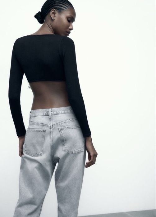 Шикарний топ светрик з довгим рукавом Зара С