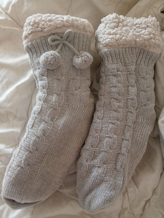 Очень теплые носки тапочьки