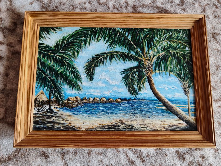 Картина маслом морський пейзаж