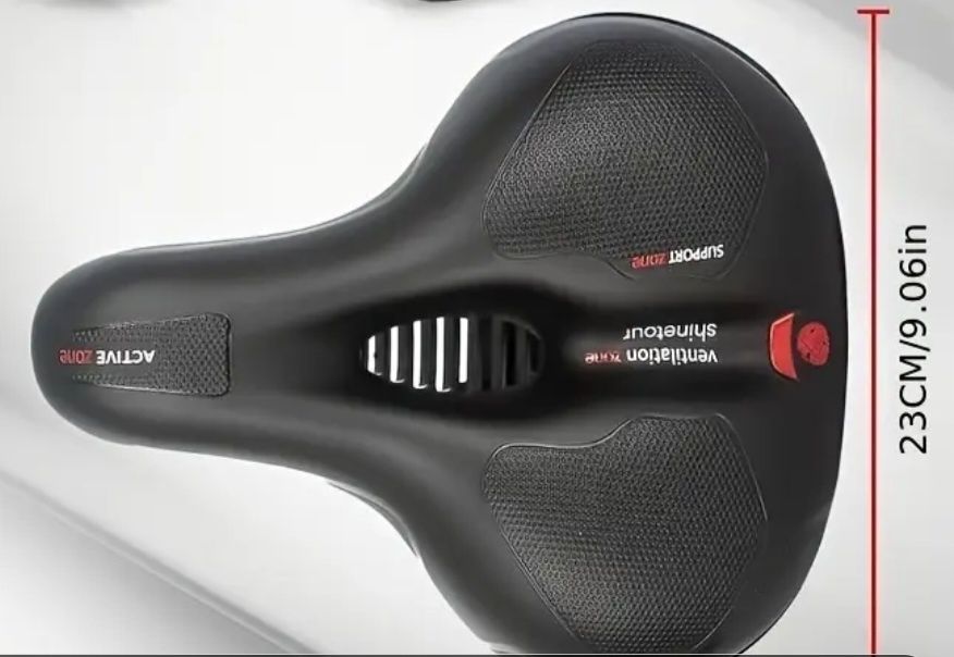 Эргономичное сиденье для велосипеда с пенным наполнителем. 
наполнител