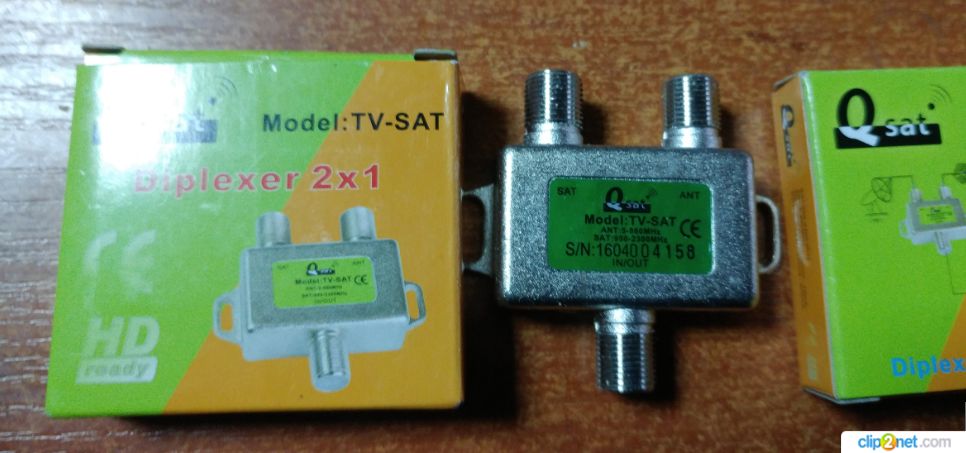 Спутниковый диплексор sat tv т2 2шт.