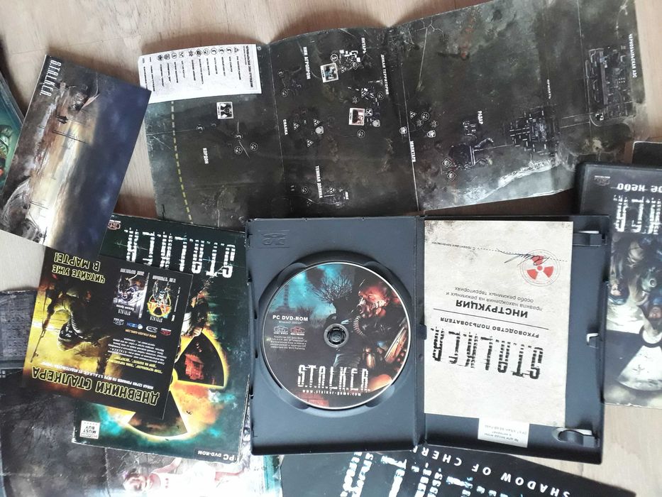 dvd диск с игрой сталкер stalker чистое небо продажа одним лотом