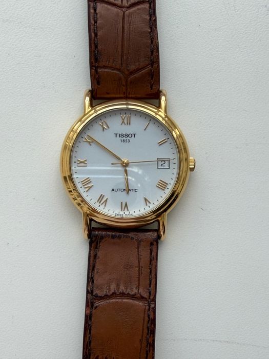 Швейцарские золотые часы Tissot 1853 Automatic (18K, 750 проба)