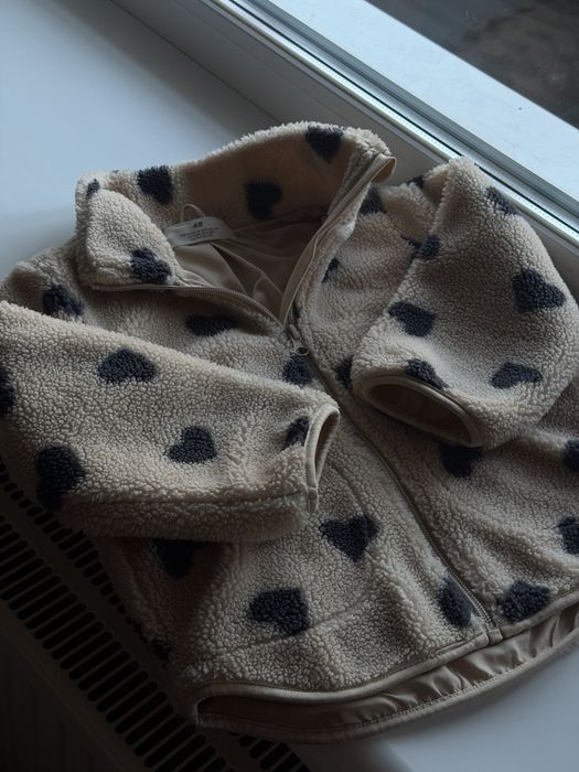 Плюшева куртка 98-104 р h&m