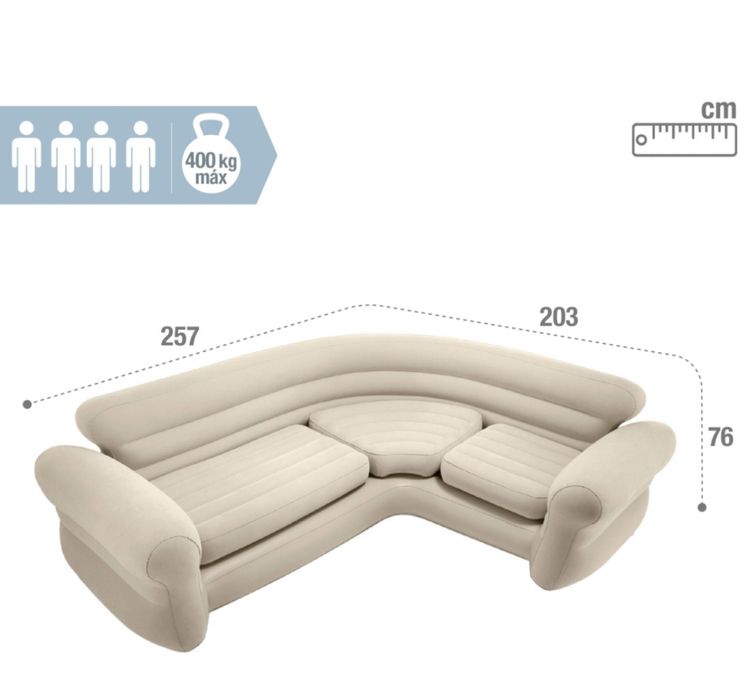 Tenda INSUFLÁVEL p/9 pessoas c/atrelado, cama, sanita quimica, +extras