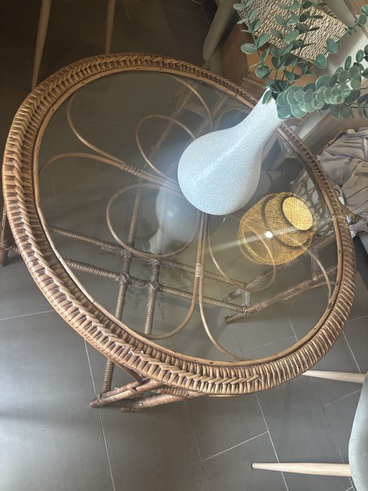 Round Glass Table