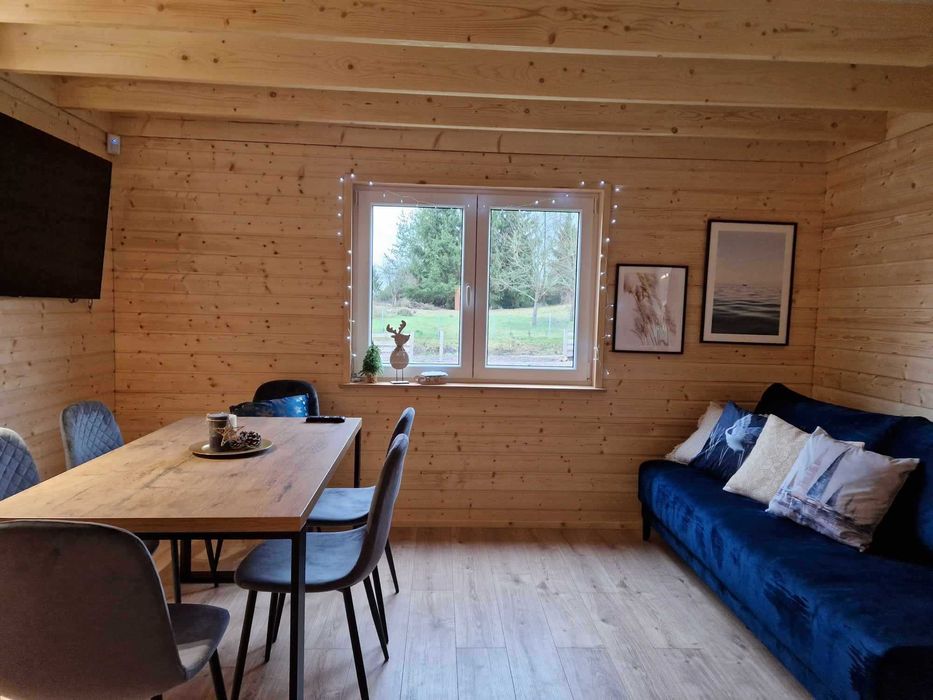 Mazury Brajniki domki całoroczne Jez. Świętajno Jacuzzi Supy Kajaki