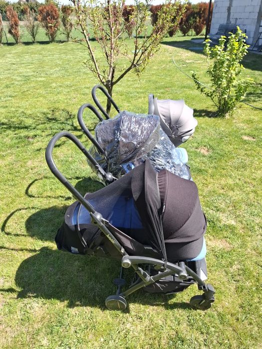 Foteliki cybex i wózki bumprider zestaw