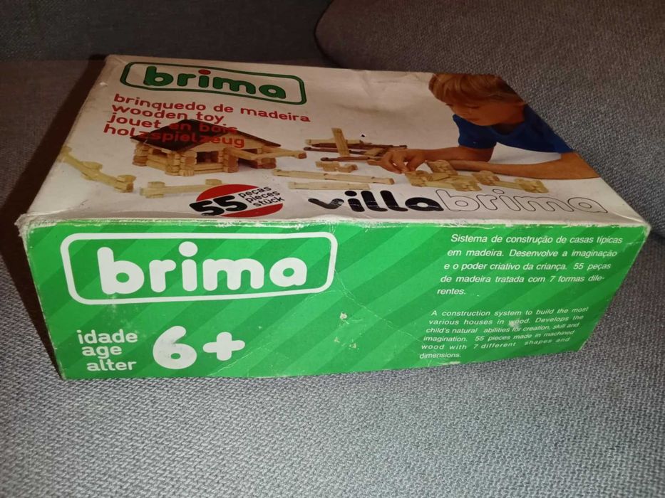 Raro Brinquedo Português de Construção Brima