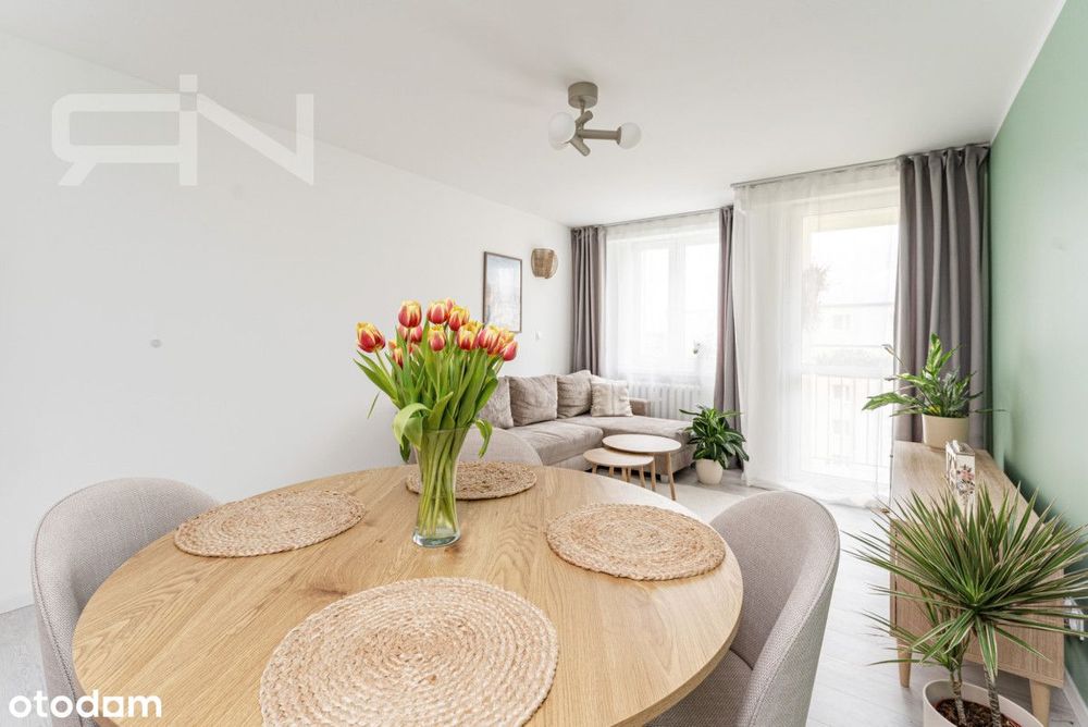 Stylowe 2 pokoje po generalnym remoncie | Balkon