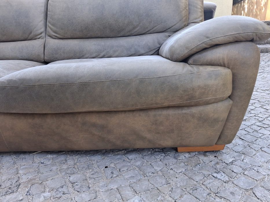 Sofa de pele 2 lugares