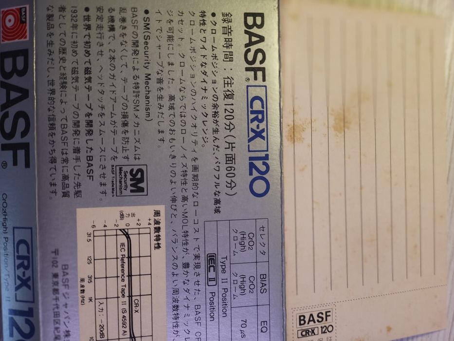 Аудіокасети BASF CR-X 120, LH-X 120