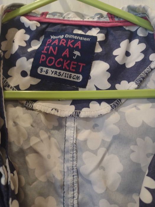 Kurtka parka Young Dimension  w kwiatuszki