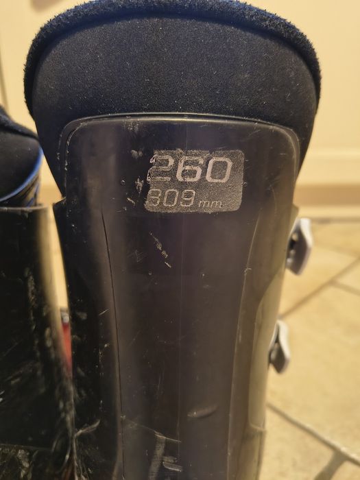 Buty narciarskie Tecnopro  skorupa 309 wkładka 260 rozmiar38/39
