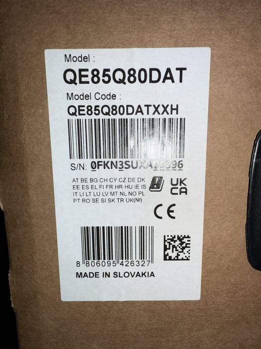 Телевізор Samsung QLED QE-85Q80D, 75Q80D, 65Q80D, 55Q80D