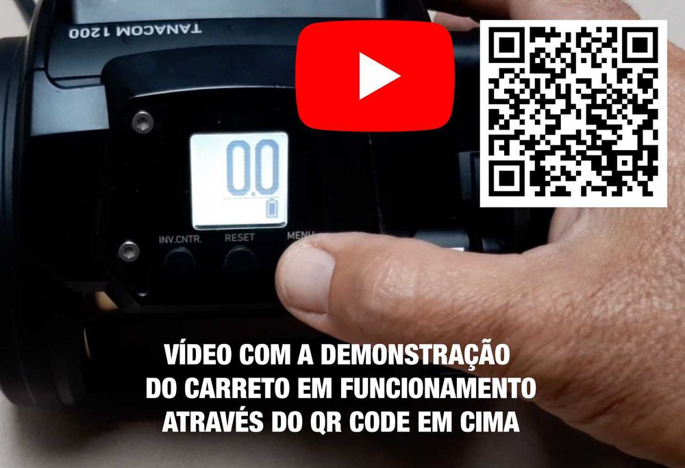 Carreto de pesca elétrico DAIWA TANACOM 1200
