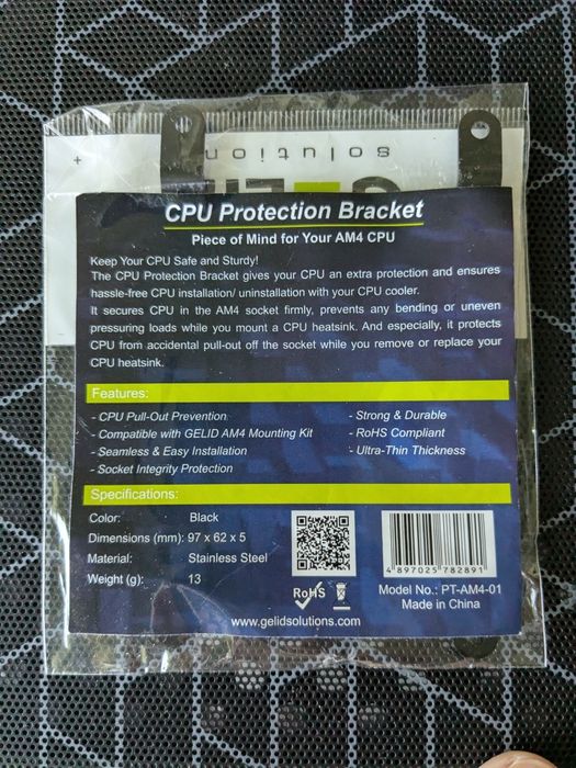 Gelid Solutions CPU Processor Protector for AM4 Socket – New446716080669992961