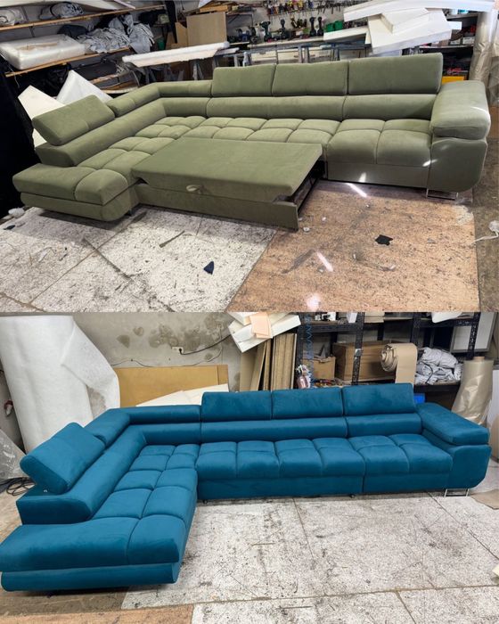 Naroznik Berlin Pikowany 3 Rozmiary 4 Tkaniny