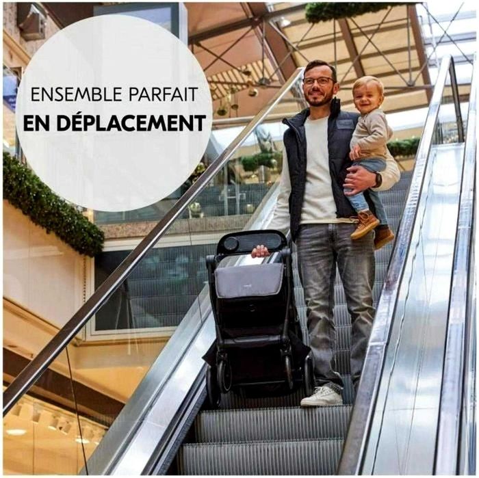 Wózek Hauck Shop n Care Travel 3w1 isofix Olive